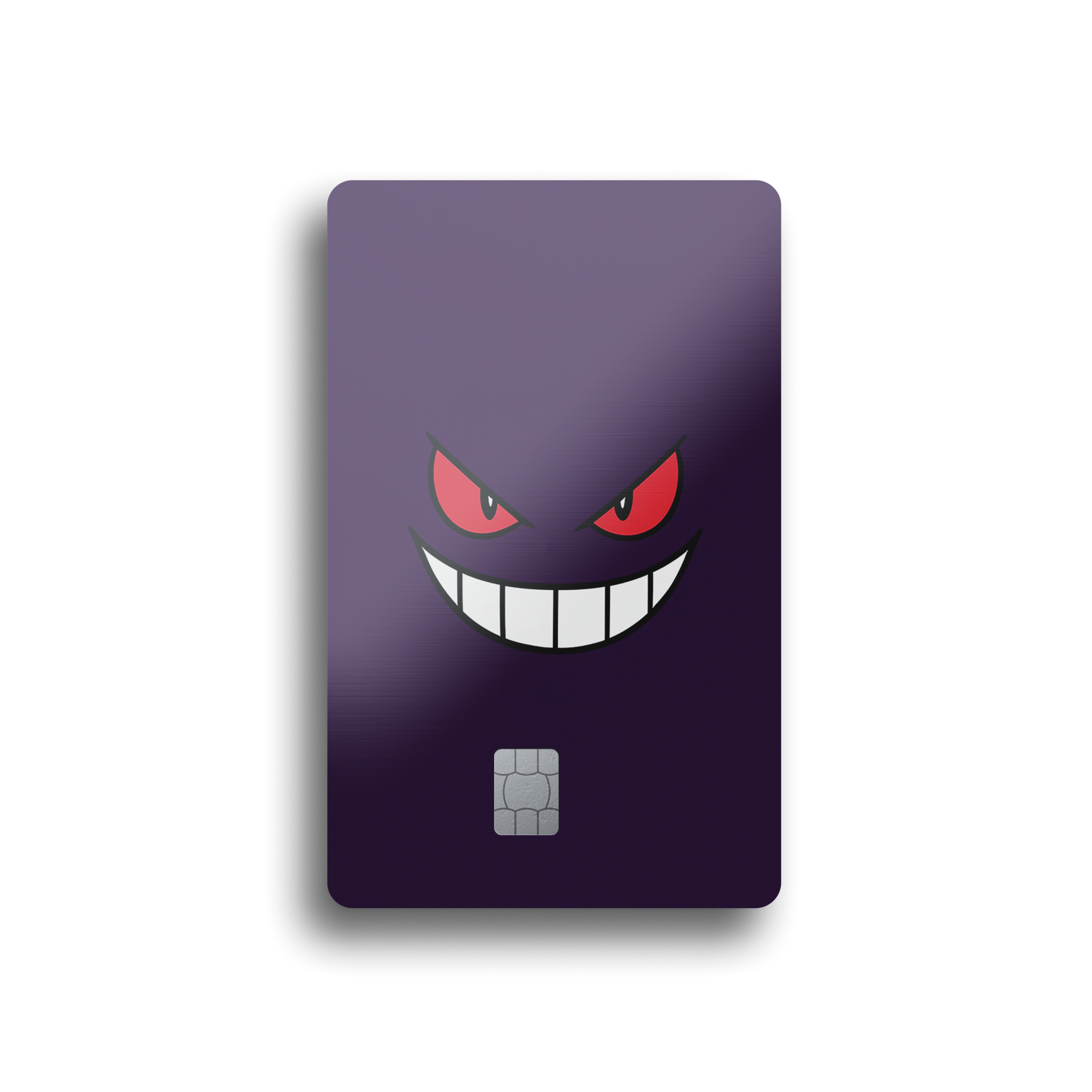 Purple Ghost Grin Card Skin